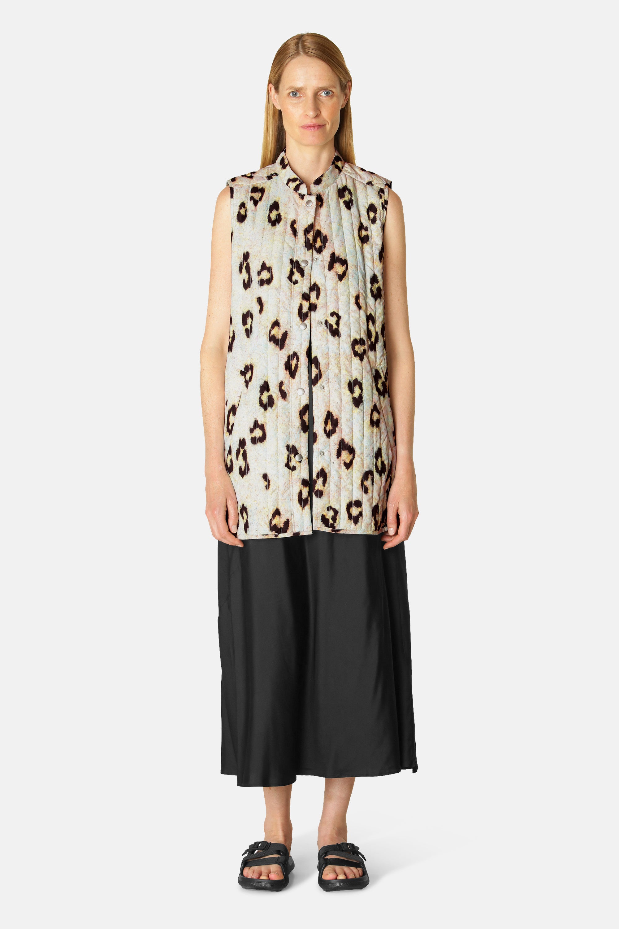 Ilse Jacobsen Hornbæk Outerwear Steppweste Vest 760 Leopard